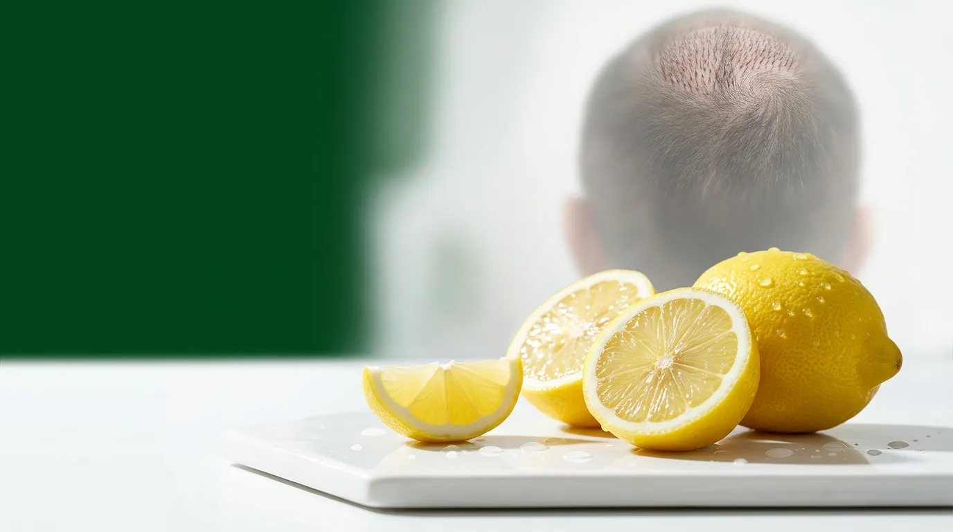 فوائد الليمون بعد زراعة الشعر